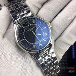 Copy Vacheron Constantin Geneve Stainless Steel Black Watch - Low Price